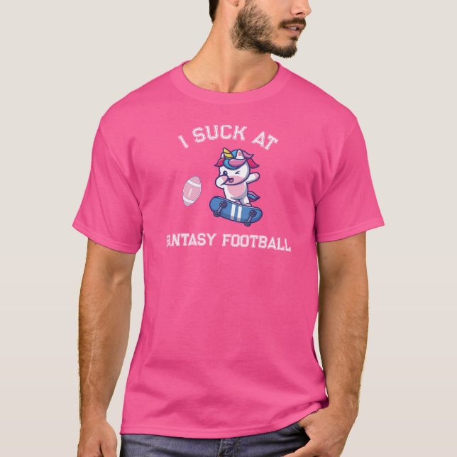 Ich Sind zum Kotzen beim Fantasy Football T-Shirt (Vorderseite)
