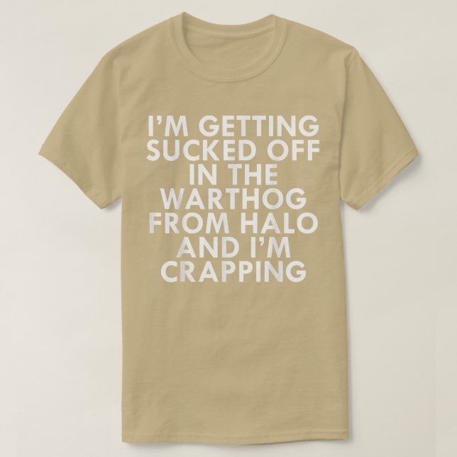Ich Sind zum Kotzen von Halo 50 im Warthog ab T-Shirt (Design vorne)