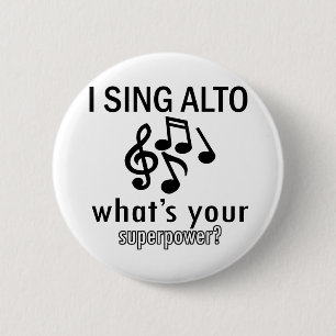 Ich singe Alt, was Ihr SuperPower ist Button