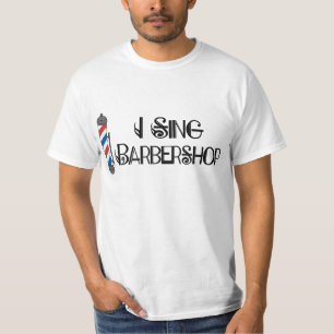 Ich singe Friseursalon-Geschenk T-Shirt