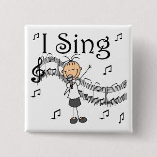 Ich singe Knopf Button