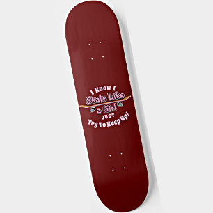 Ich Skate wie ein Mädchen versuche, Skateboardfäde Skateboard