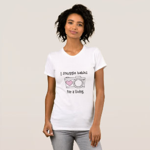 Ich snuggle Babys T-Shirt