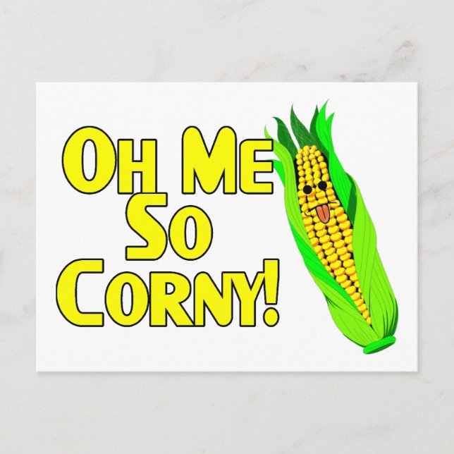 Ich so corny postkarte (Vorderseite)