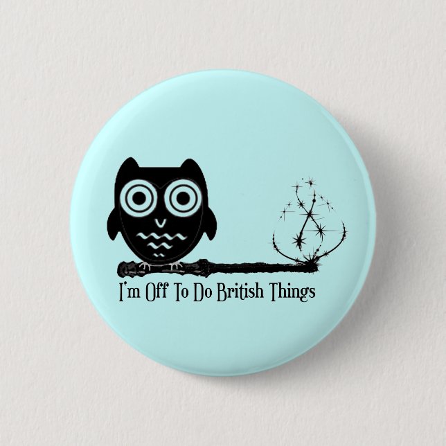 Ich soll aus britische Sachen tun Button (Vorderseite)