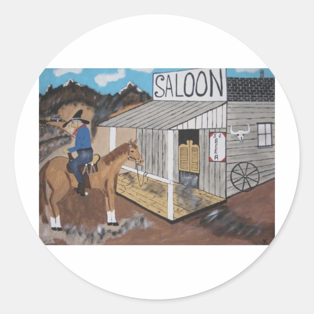 Ich sollte aufhören zu trinken. runder aufkleber (Vorderseite)