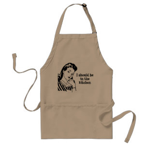Ich sollte in der Küche sein Schürze
