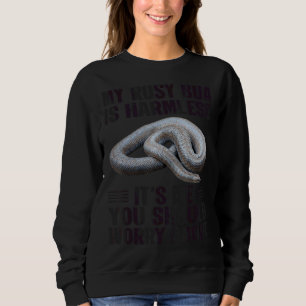 Ich sollte mir Sorgen machen über die rosige Boa-S Sweatshirt