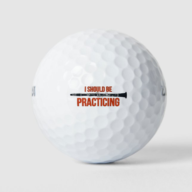 Ich sollte üben golfball (Vorderseite)