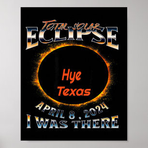 Ich Sonnenfinsternis Hye Texas Da Poster