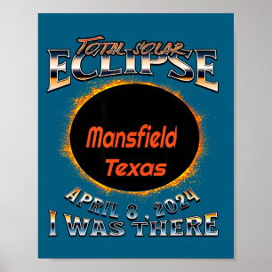 Ich Sonnenfinsternis Mansfield Texas Da Poster