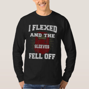 Ich spannte an und Ärmel Fell ab Gym Krafttraini T-Shirt