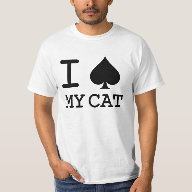 "ICH SPATEN MEIN CAT" CAT-LIEBHABER-RETTUNG T-Shirt (Vorderseite)