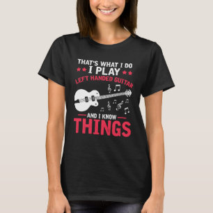 Ich spiel Gitarre für Verlassen Handarbeit und wei T-Shirt