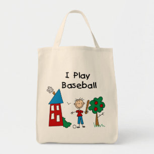 Ich spiele Baseball Tragetasche