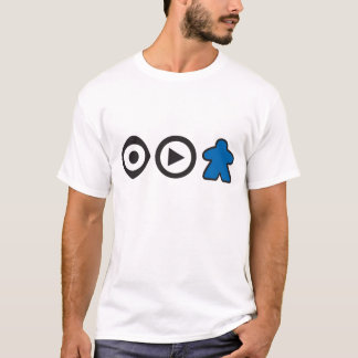 Ich spiele Blau T-Shirt