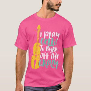 Ich spiele Cello, um verrückte lustige Cellist Orc T-Shirt