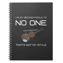 Ich spiele die zweite Geige bis zu niemandem. Das 