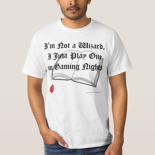 Ich spiele einen Zauberer T-Shirt (Vorderseite)