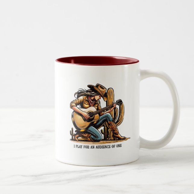 Ich spiele für ein Publikum von einer Tasse (Rechts)