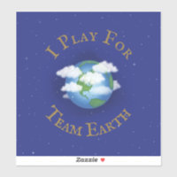 "Ich spiele für Team Earth" Botschaft der Einheit