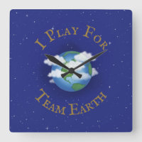 "Ich spiele für Team Earth" Botschaft der Einheit