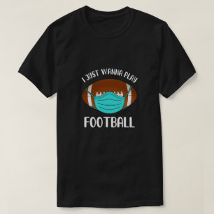 Ich spiele gerade Football Weber Maske Funny Quara T-Shirt