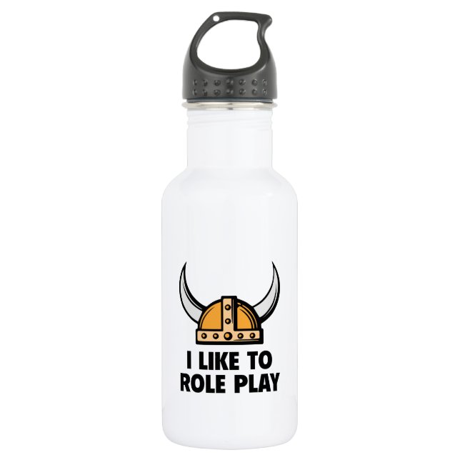 Ich spiele gerne trinkflasche (Vorderseite)