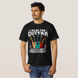 Ich spiele Gitarrenfreundes Gitarrenmusik-T - Shir T-Shirt
