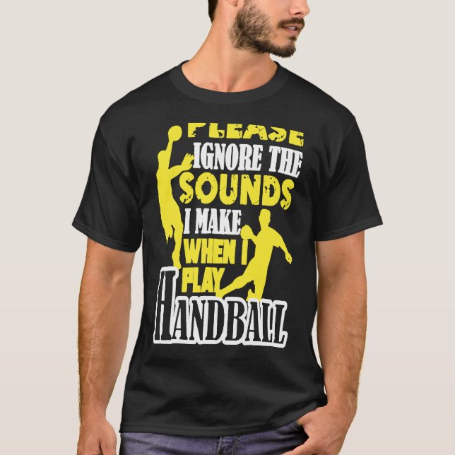 Ich spiele Handball T-Shirt (Vorderseite)