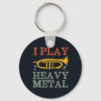 Ich spiele Heavy Metal Funny Trumpet Player Music