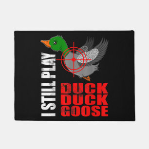 Ich spiele immer noch Entenente Gänse Funny Duck J Fußmatte