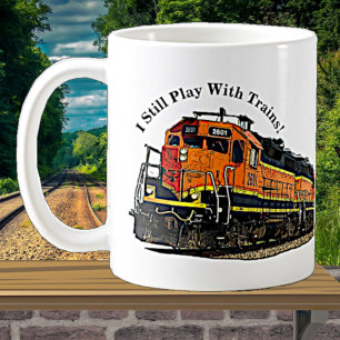 Ich spiele immer noch mit Diesel-Lokomotive Kaffeetasse