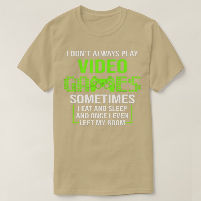 ICH SPIELE IMMER VIDEO SPIELE Jungs sonnen (1) T-Shirt (Design vorne)