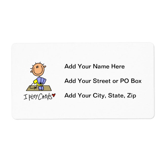 Ich spiele Karten (Vorne)