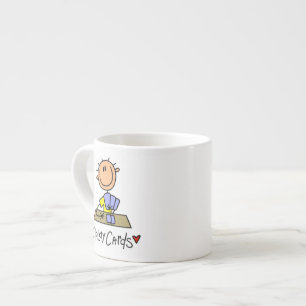 Ich spiele Karten Espressotasse