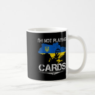 Ich spiele keine Karten für Zelensky Trump-Unterst Kaffeetasse