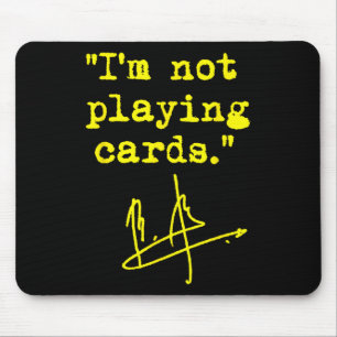 Ich spiele keine Karten - Selenskyj Mousepad