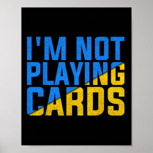 Ich spiele keine Karten United Ukraine 2025 1  Poster