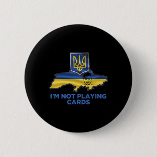 Ich spiele keine Karten Zelensky Trump Unterstützu Button