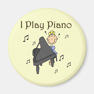 Ich spiele Klavier T-Shirts und Geschenke Magnet