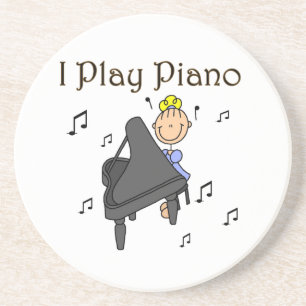 Ich spiele Klavier T-Shirts und Geschenke Untersetzer