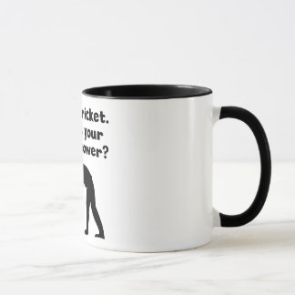 Ich spiele Kricket-SuperPower Tasse