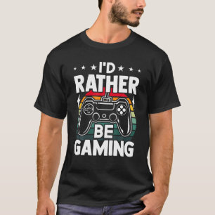 Ich spiele lieber Video-Gamer-Gaming T-Shirt