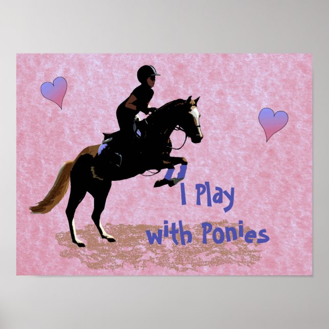 Ich spiele mit Ponies Poster (Vorne)