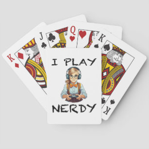 Ich spiele Nerdy Gamer Spielkarten