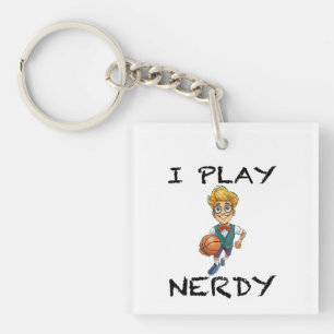 Ich spiele Nerdy Schlüsselanhänger