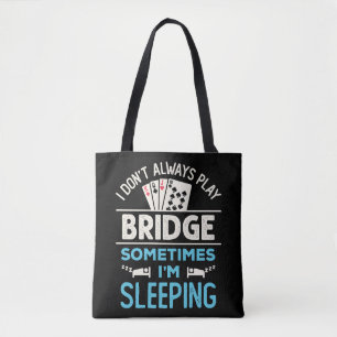 Ich spiele nicht immer Bridge Funny Player Card Ga