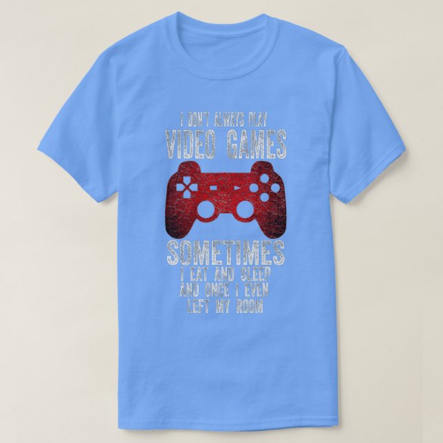Ich spiele nicht immer Videospiele Funny Boys (3) T-Shirt (Design vorne)