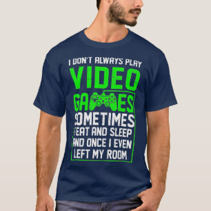 Ich spiele nicht immer Videospiele Funny Boys s (1 T-Shirt